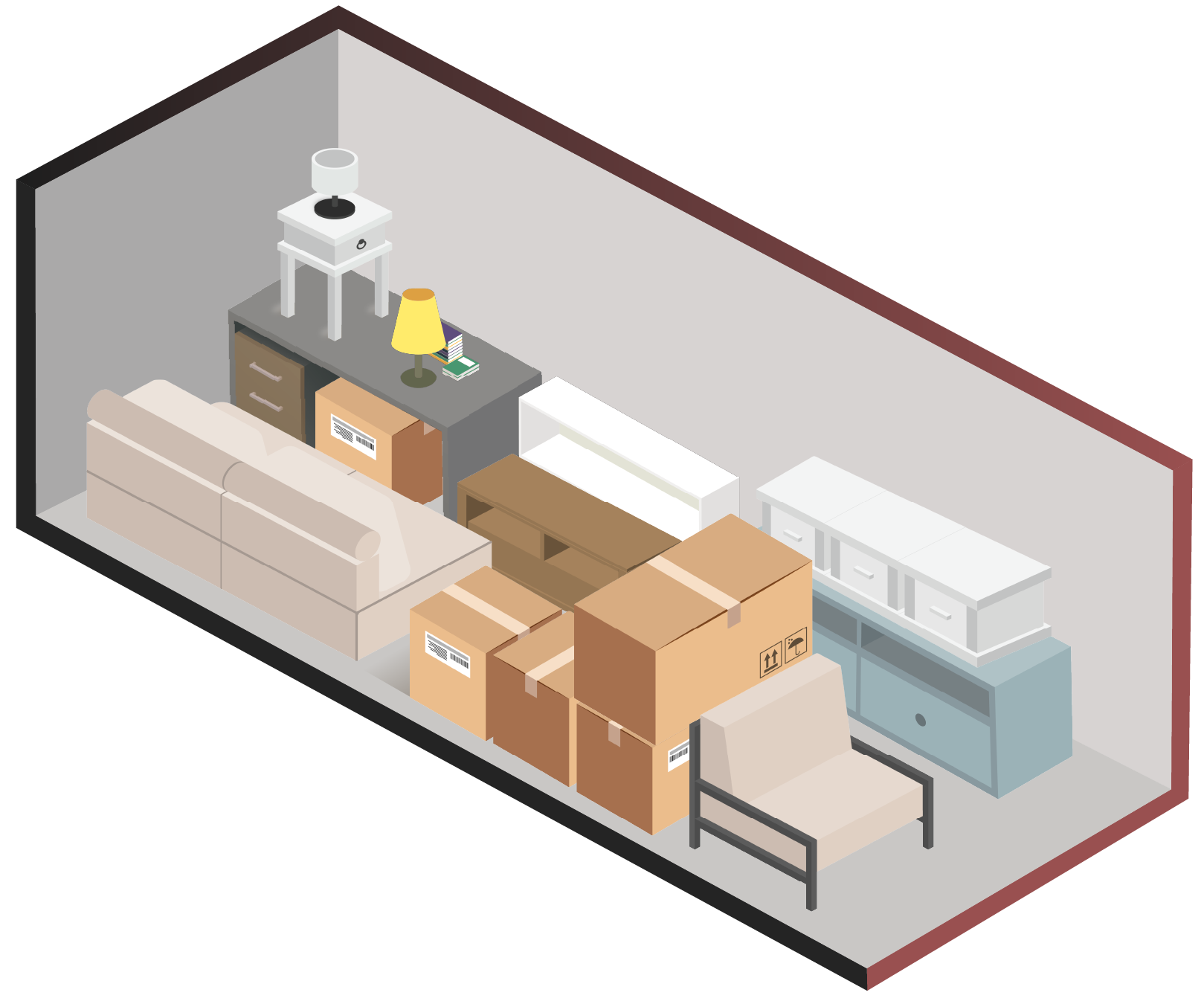 10x8 unit 5x10 storage unit